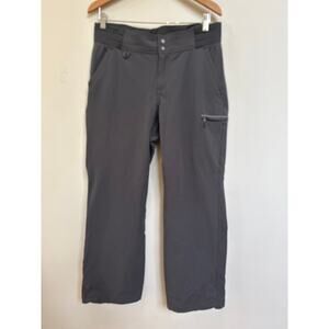 Duluth Trading Co Womens Black Hills Water-Repellent Pants Sz 12 x 29 Grey